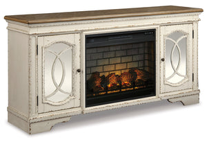 W743-68 - TV Stand w/Fireplace 74"L