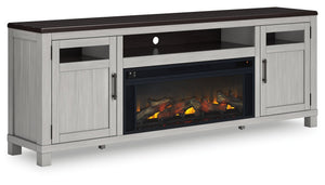 Darborn 88" TV Stand with Electric Fireplace