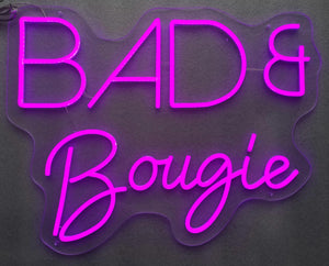 Neon Bad & Bougie Mixed Media