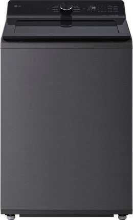 Package - LG - 5.0 Cu. Ft. High-Efficiency Smart Top Load Washer with Easy Unload and 7.3 Cu. Ft. Smart Electric Dryer with Sensor Dry - Platinum Black