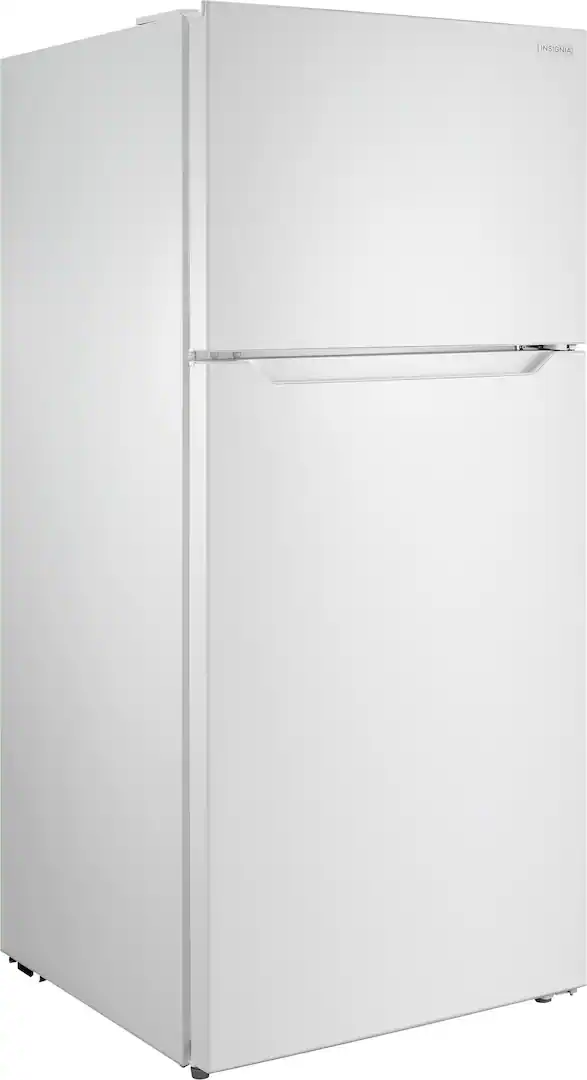 Insignia™ - 28 in. Wide 14.2 Cu. Ft. Top-Freezer Refrigerator with ENERGY STAR Certification - White