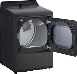 Package - LG - 5.0 Cu. Ft. High-Efficiency Smart Top Load Washer with Easy Unload and 7.3 Cu. Ft. Smart Electric Dryer with Sensor Dry - Platinum Black