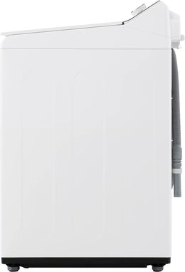 Package - LG - 5.0 Cu. Ft. High-Efficiency Smart Top Load Washer with Easy Unload and 7.3 Cu. Ft. Smart Electric Dryer with Sensor Dry - Alpine White