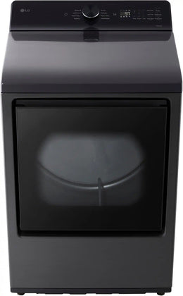 Package - LG - 5.0 Cu. Ft. High-Efficiency Smart Top Load Washer with Easy Unload and 7.3 Cu. Ft. Smart Electric Dryer with Sensor Dry - Platinum Black