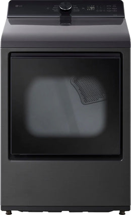 Package - LG - 5.0 Cu. Ft. High-Efficiency Smart Top Load Washer with Easy Unload and 7.3 Cu. Ft. Smart Electric Dryer with Sensor Dry - Platinum Black