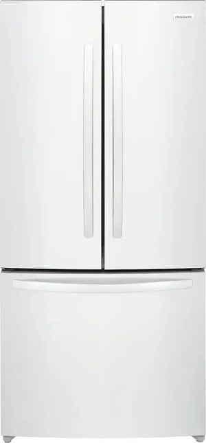 Frigidaire - 31 in. Wide 18 Cu. Ft. Counter Depth French Door Refrigerator with CrispSeal Crispers - White