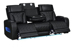 DUBAI 3PC Black Power Reclining Set ā FREE Rug or TV Included!
