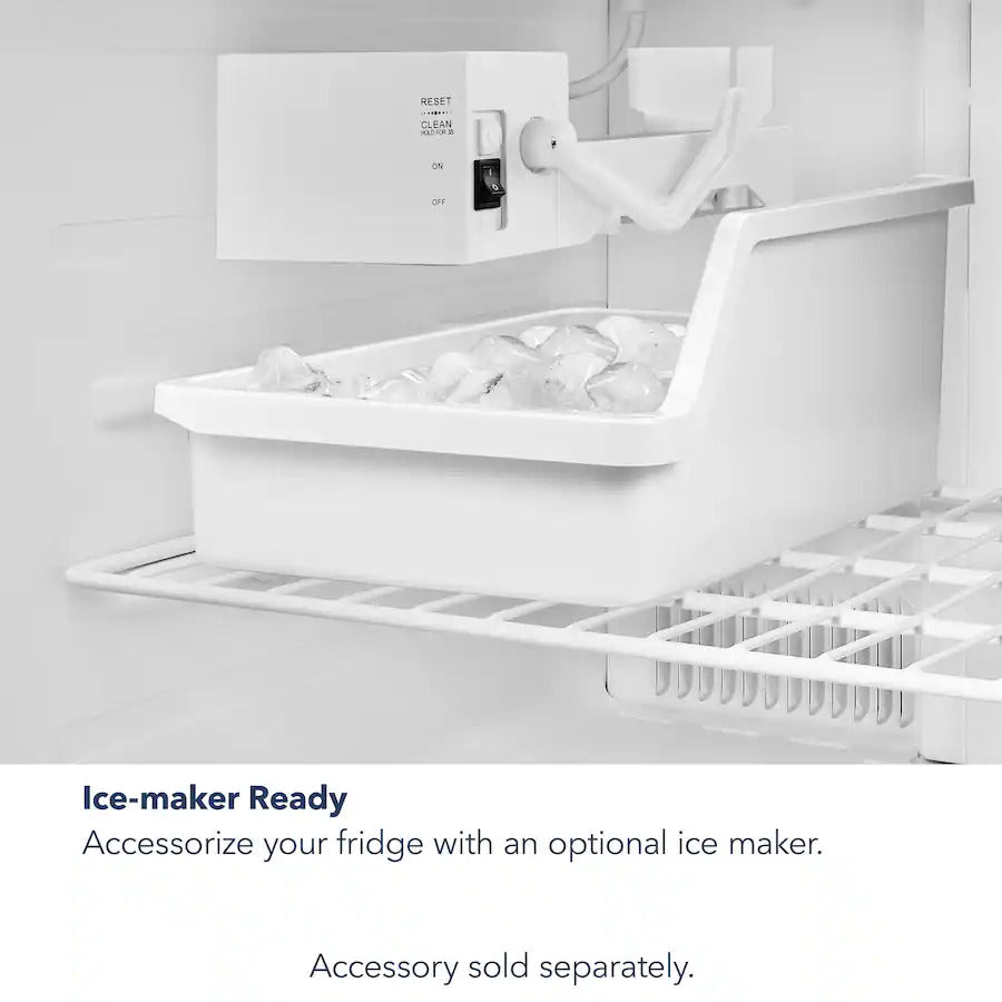 Insignia™ - 30 in. Wide 18 Cu. Ft. Top-Freezer Refrigerator with ENERGY STAR Certification - White