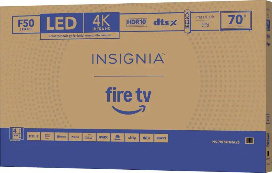 Insignia™ - 70" Class F50 Series LED 4K UHD Smart Fire TV