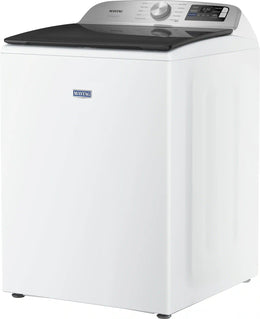 Package - Maytag - 5.3 Cu. Ft. High-Efficiency Smart Top Load Impeller Washer with Extra Power and 7.4 Cu. Ft. Smart Gas Dryer with Extra Power and Advanced Moisture Sensing - White