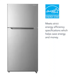 Insignia™ - 30 in. Wide 18 Cu. Ft. Top-Freezer Refrigerator with ENERGY STAR Certification - Stainless Steel