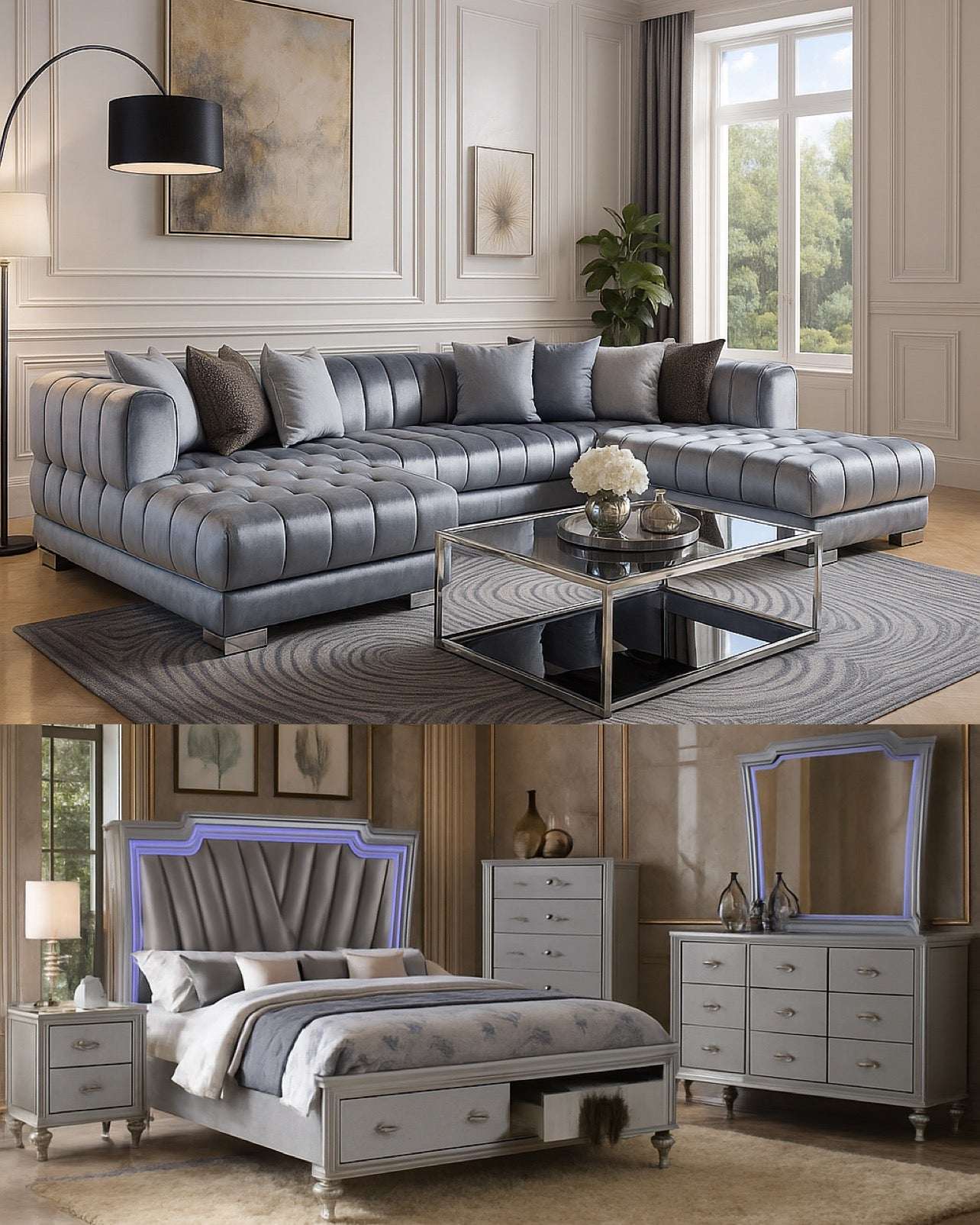 Moderna Luxe 3-Room Set