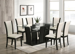 Florida - White Dining Table + 6 Chair Set