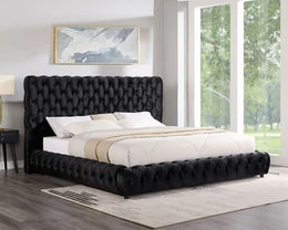 Dream Black Platform Bed - Queen, King