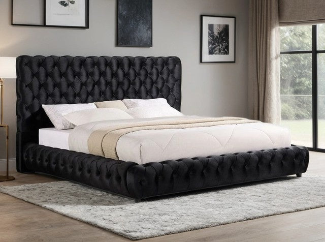 Dream Black Platform Bed - Queen, King