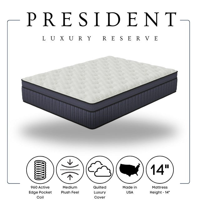 PRESIDENT - 14" Hybrid - Queen, King