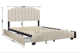 HH975 Platform Bed - Queen, King