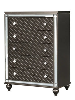 Stars Charcoal - 5PC Bedroom Set Queen