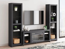 W2721 - TV Stand w/ Fireplace (LED Lights)