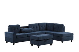40Heights Reversible Sectional with Ottoman Set