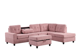 40Heights Reversible Sectional with Ottoman Set