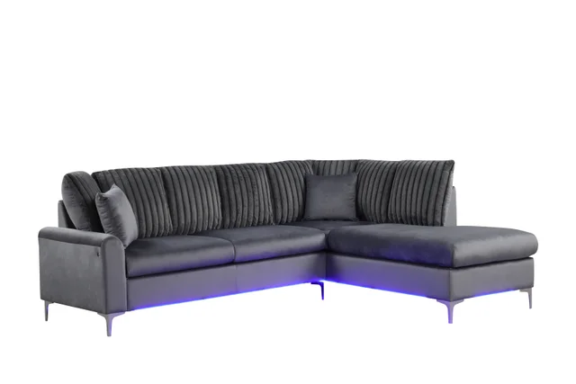 Candy Black - Sectional (w/ LED's)