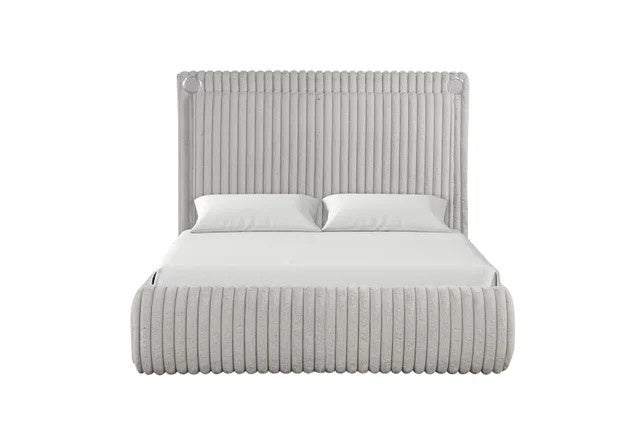 Diana Gray Platform Bed - Queen, King