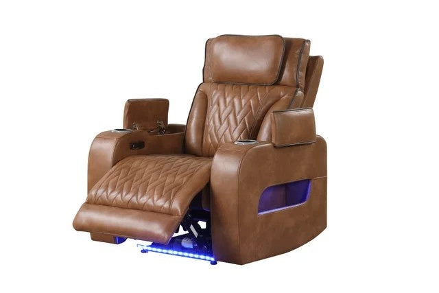 DUBAI 3PC Brown Power Reclining Set