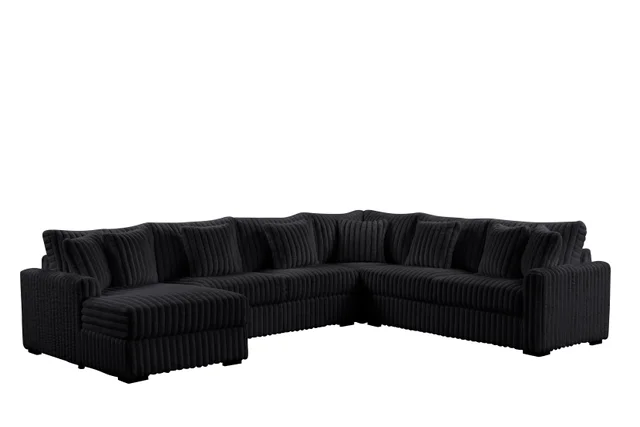 Solana Black Sectional