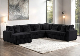 Solana Black Sectional