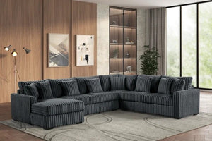 Solana Charcoal Sectional