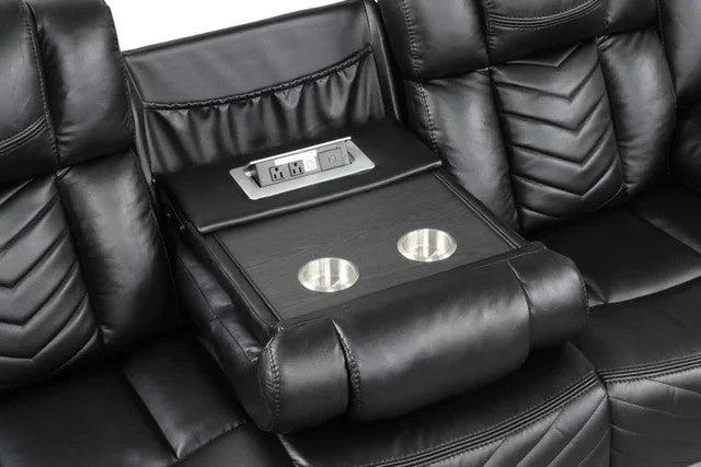 Ace Black - 3PC Reclining Set