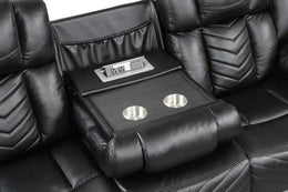 Ace Black - 3PC Reclining Set
