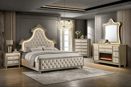 Majesty2 Beige 4PC Set - Queen, King **NEW ARRIVAL**