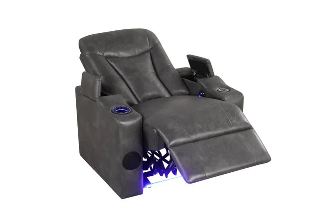 TOPGUN2 Dark Gray - Power Recliner (Bluetooth Speaker + Led Light) **NEW ARRIVAL**