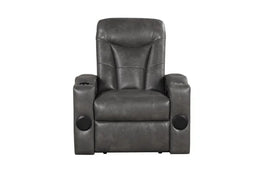 TOPGUN2 Dark Gray - Power Recliner (Bluetooth Speaker + Led Light) **NEW ARRIVAL**