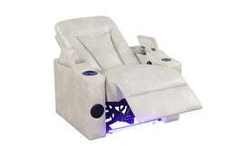 TOPGUN2 Ivory - Power Recliner (Bluetooth Speaker + Led Light) **NEW ARRIVAL**