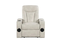 TOPGUN2 Ivory - Power Recliner (Bluetooth Speaker + Led Light) **NEW ARRIVAL**