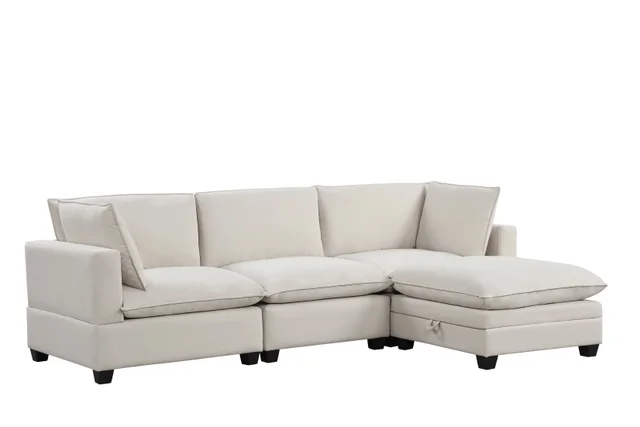 Cloud2 Cream Velvet Modular Sectional **NEW ARRIVAL***