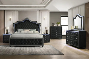 Kingdom Black 4PC OR 5PC Set - Queen, King **NEW ARRIVAL**