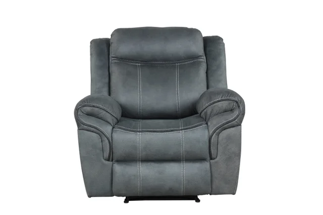 Andres Grey - 3pc Reclining Living Room Set