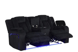 Hulk10 Black - 3PC Reclining Set **NEW ARRIVAL**