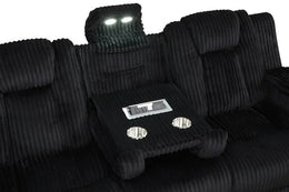 Hulk10 Black - 3PC Reclining Set **NEW ARRIVAL**