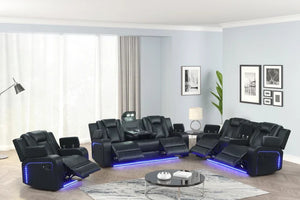 Hulk20 Black - 3PC Reclining Set **NEW ARRIVAL**