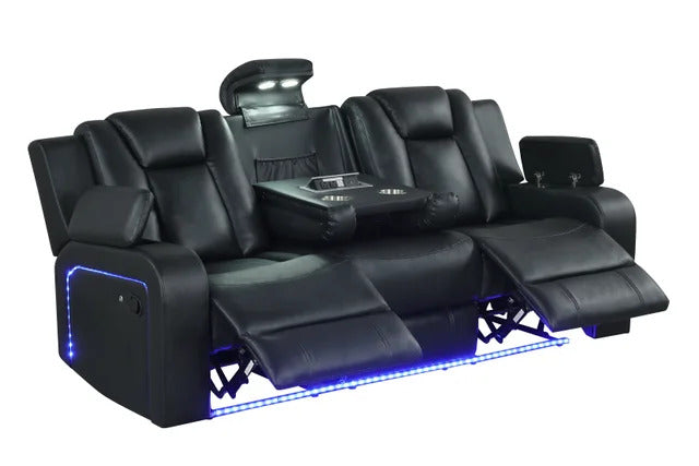 Hulk20 Black - 3PC Reclining Set **NEW ARRIVAL**