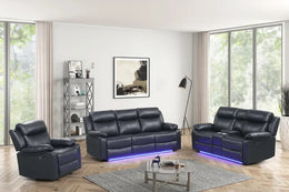 Aiden Black- 3PC Reclining Set **NEW ARRIVAL**