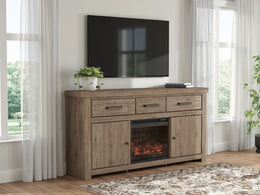 W2844-268 - TV Stand w/Fireplace 72"L **NEW ARRIVAL**