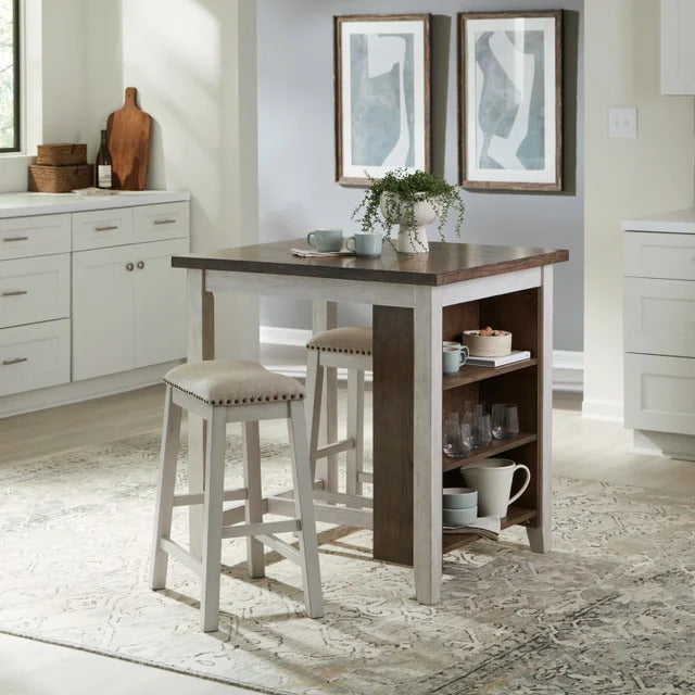 942 Two-Tone 3PC - Table + 2 Chairs **NEW ARRIVAL**