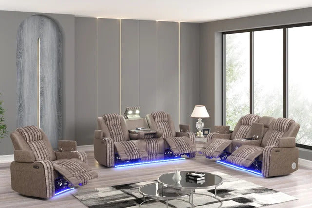 Classic 3PC Power Reclining Set **NEW ARRIVAL**