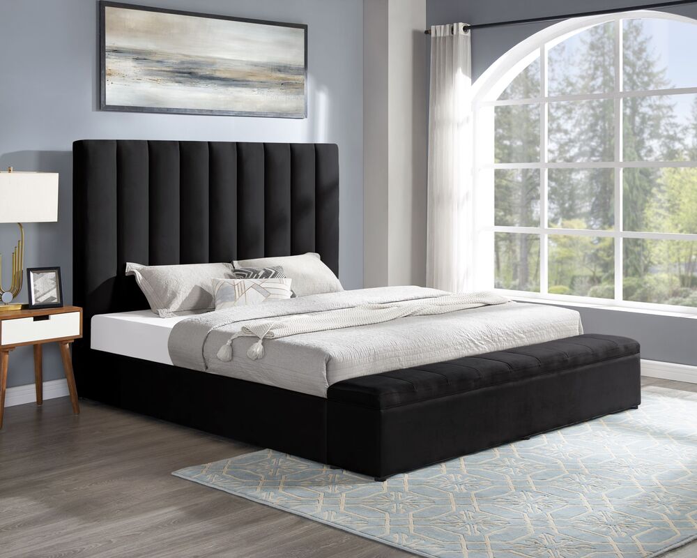 Valencia Velvet Platform Bed